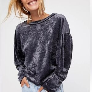 Free People We The Free Milan Layering Dolman Sleeve Velvet Top